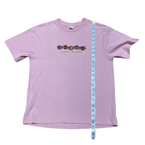 Puerto Vallarta Pink Short Sleeve Tee Size Girl XL 14-16 - Picture 5 of 11